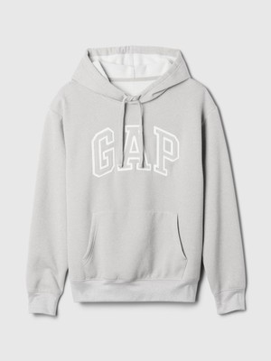 Gap Kadın Gri  Logo Fleece Sweatshirt