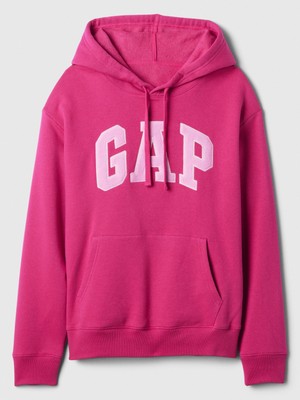 Gap Kadın Pembe  Logo Fleece Sweatshirt