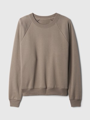 Gap Kadın Kahverengi Vintage Soft Raglan Sweatshirt