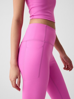 Gap Kadın Pembe Gapfit High Rise Power Full Length Legging Tayt