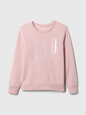 Gap Kadın Pembe  Logo Relaxed Fleece Sweatshirt