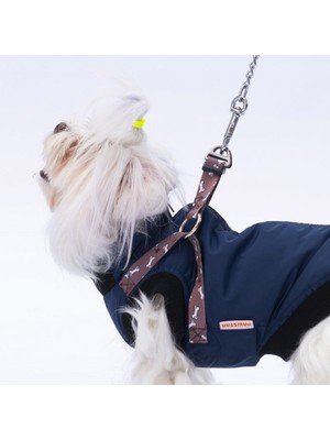 Pawstar  Gri Lacivert Nuuk Kolsuz Yelek Yağmurluk Küçük ve Orta Irk