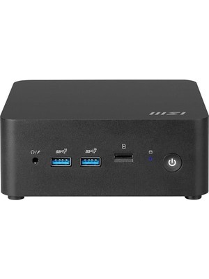 Msı Cubı Nuc 1M-003EU Core 3 100U-64GB Ddr5 RAM-512GB NVME-W11 Pro Mını Pc