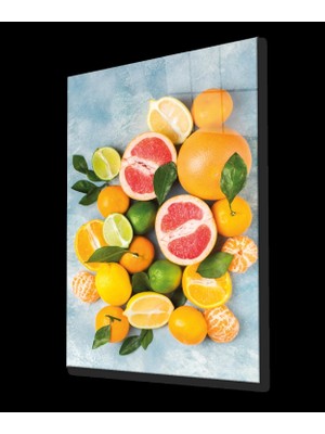 Marsilyan Portakallar Cam Tablo Oranges