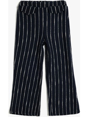 Koton Pantolon Beli Lastikli Cep Aplikeli