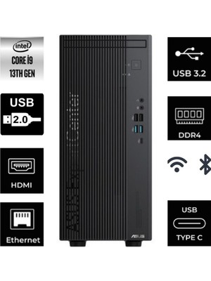 Asus D700ME  Intel Core I9-13900K 32GB 4tb SSD Windows 11 Pro D700ME-5135000410-333