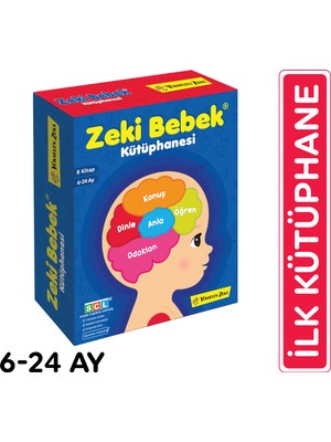 Yükselen Zeka 6-24 Ay Zeki Bebek Kütüphanesi 8'li Set