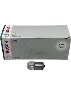 Bosch 12V R5W 5W 67 BA15S Büyük Geri Vites ve Park Ampulü 10 Adet
