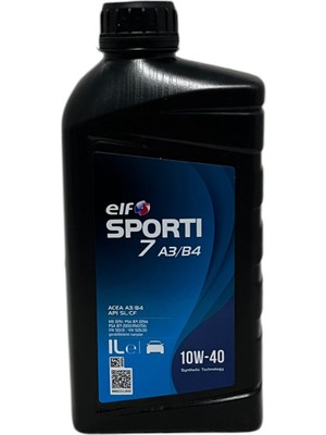 Elf Sporti 7 A3/b4 10W-40 Sentetik Motor Yağı 1 Litre