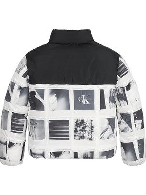 Calvin Klein Polaroid Puffer Mont Dış Giyim Erkek Çocuk