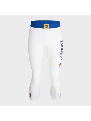 Decathlon Tarmak Nba Yetişkin 3/4 Basketbol Taytı - Beyaz - 500 Golden State Warriors