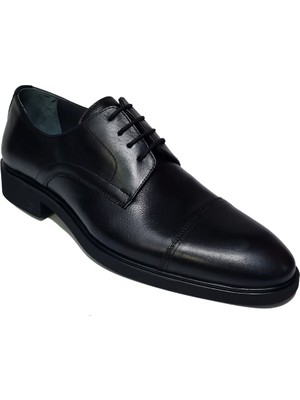 Bayclas Bağlı Orta Kısım Kırışık Deri Model Kauçuk Taban Kundura BC-061-K