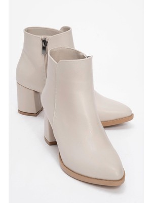 Ccway Kadın Topuklu Bot TEN CİLT