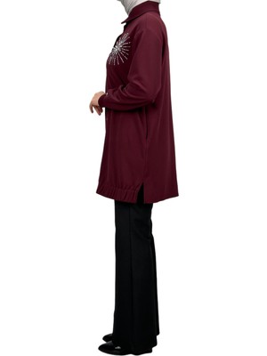 ottomanwear.com Armine Tunik Bordo OTW469