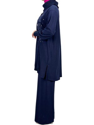 ottomanwear.com Büyük Beden Tunik Lacivert OTW43417