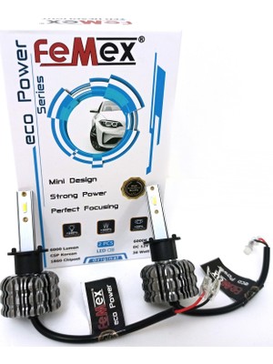 Femex Fiat Doblo 3 LED Xenon Uzun Far Ampulu Femex Eco Power H1