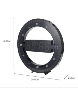 Alfalink 3d Led Dijital Elektronik Modern Duvar Ve Masa Saati