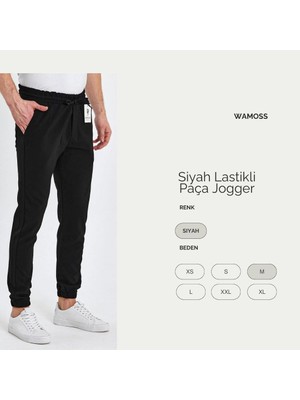 Wamoss 2025 Vintage Lastikli Paça Jogger