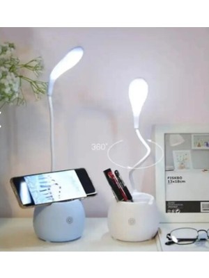 Günay Home Halka LED USB Şarjlı Masa Lambası