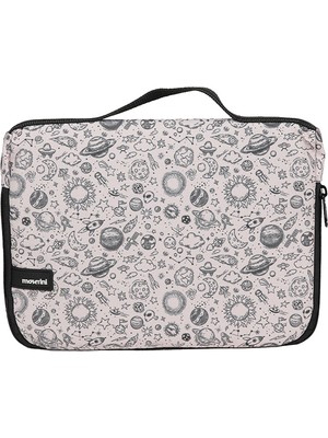 Moserini Samsung Galaxy Tab S10+ SM-X820 12.4" Smart Slim Desenli Tablet Çantası  - Space