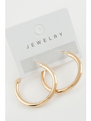 Bijuteri Net Boru Halka Küpe 2,5 cm