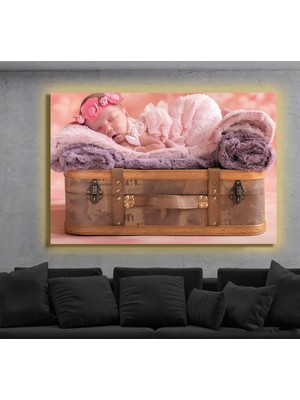 Marsilyan LED Işıklı Kanvas Tablo, 3D Dekoratif Baskılı Tablo Yapay Zeka Destekli Modern Tasarımlar 397