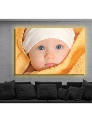 Marsilyan LED Işıklı Kanvas Tablo, 3D Dekoratif Baskılı Tablo Yapay Zeka Destekli Modern Tasarımlar 349