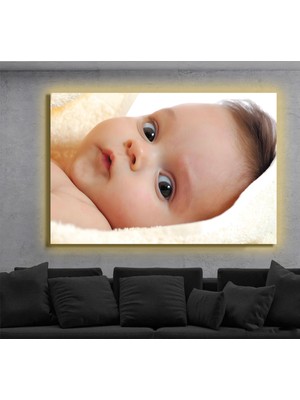Marsilyan LED Işıklı Kanvas Tablo, 3D Dekoratif Baskılı Tablo Yapay Zeka Destekli Modern Tasarımlar 385
