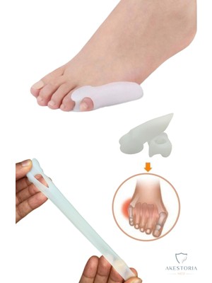 Çift Makaralı Bunyon Serçe Parmak Düzeltici Ateli Kemik Koruyucu Büyük 2'li FC-010