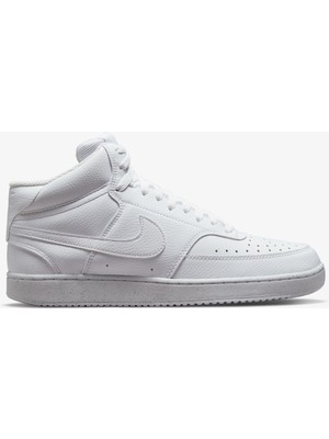 Nike Court Vision Mid Erkek Beyaz SNEAKER.100