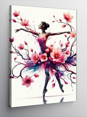 Tablomega Kanvas Tablo Kiraz Çiçeği Baleti