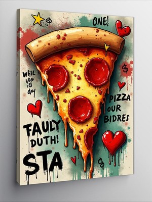 Tablomega Kanvas Tablo Aşırı Lezzetli Pizza