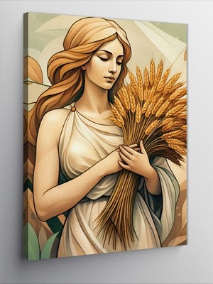 Tablomega Kanvas Tablo Başak Burcu