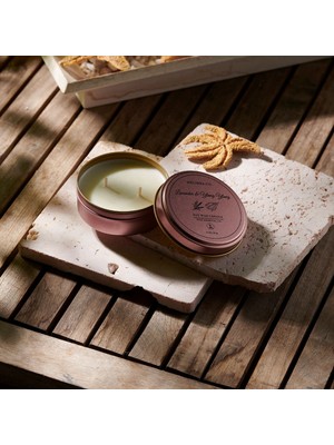 Melinka Co. Aromaterapi Soya Mumu Luna Serisi, Lavanta & Ylang Ylang (85G)