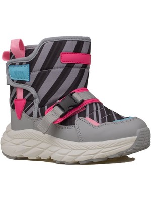 Vicco Gri Karoo Unisex Çocuk Yünlü Ultra Hafif Kar Botu