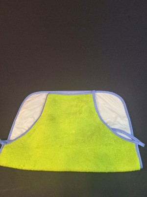 Mediterian Yeşil Peluş Mutfak Önlüğü, Su Geçirmez, Rahat ve Şık Tasarım 50x70, Pamuk Polyester