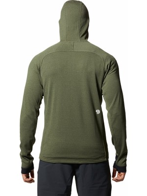 Mountain Hardwear Polartec Power Grid Full Zip Hoody Erkek Polar Üst