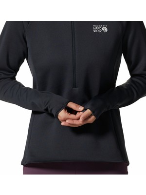 Mountain Hardwear Polartec Power Stretch Pro 1/4 Zip Kadın Polar Üst