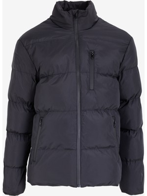 People By Fabrika Siyah Erkek Kapüşon Basic Kapitone Mont PBF4WM-MNT 5051