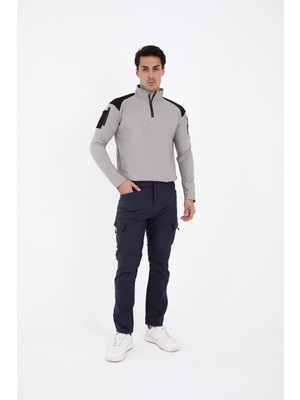 Camp Scoutland CAMP593 Outdoor Softshell Su Ve Rüzgara   içi Polarlı Kışlık Erkek Taktik Pantolon