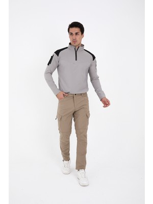 Camp Scoutland CAMP593 Outdoor Softshell Su Ve Rüzgara   içi Polarlı Kışlık Erkek Taktik Pantolon