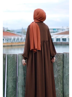 Ande Tesettür Talia Ferace - Kahve