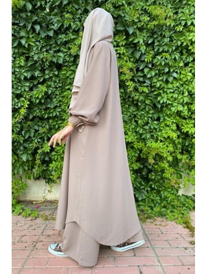 Ande Tesettür Asude Takım - Bej