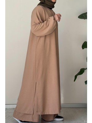 Ande Tesettür Ayla Takım - Vizon