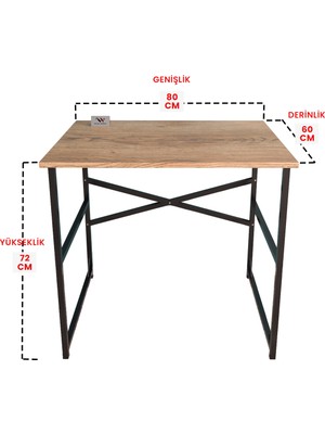 Hediyeler Kapında 80X60CM Çalışma Masası Çok Amaçlı Ofis ve Öğrenci Mini Masası