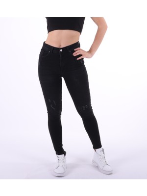 Kadın Kot Pantolon - Antrasit