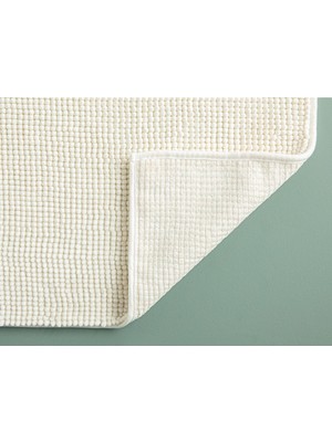 Tekno Trust Paige Polyester Makarna Banyo Paspası 50x80 Cm Ekru