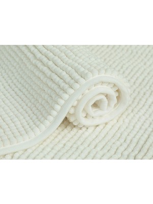 Tekno Trust Paige Polyester Makarna Banyo Paspası 50x80 Cm Ekru