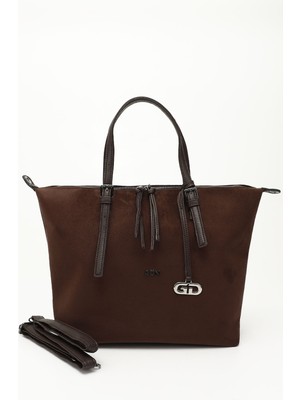 GÖNDERİ Gön Büyük Boy Kadın El ve Omuz Çantası  B0640