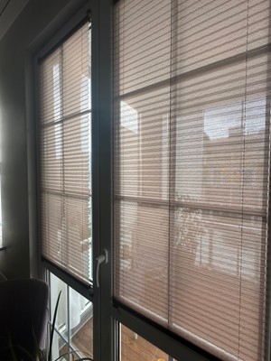 Yarı Geçirgen Plise Cam Balkon Perdesi - Ofis Perdesi - Ev Perdesi - Plise Perde